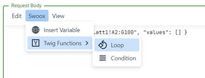 Abbildung der Twig Function Loop